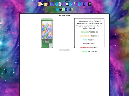 prize screenshot