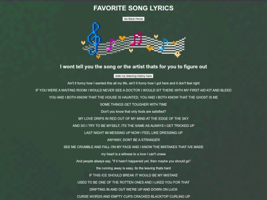 songlyrics screenshot