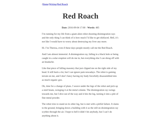 writing/red_roach screenshot
