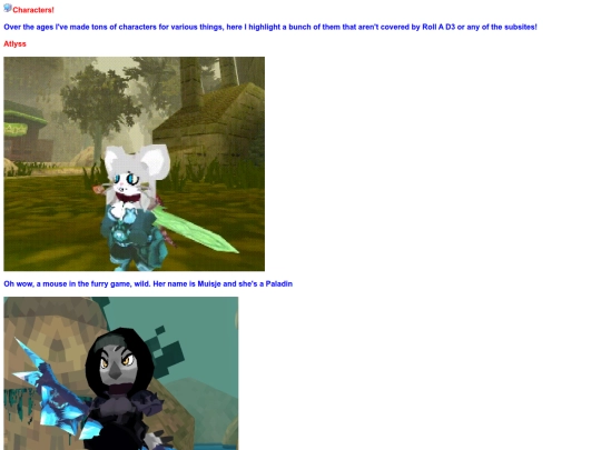 characters screenshot