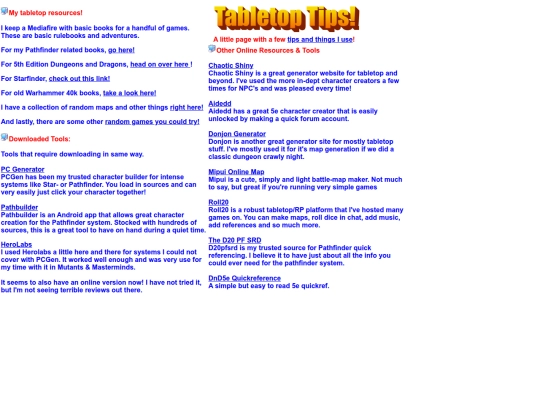 tabletop screenshot