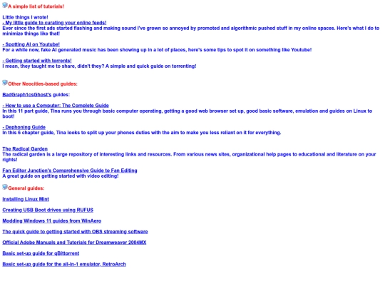 tutorials screenshot