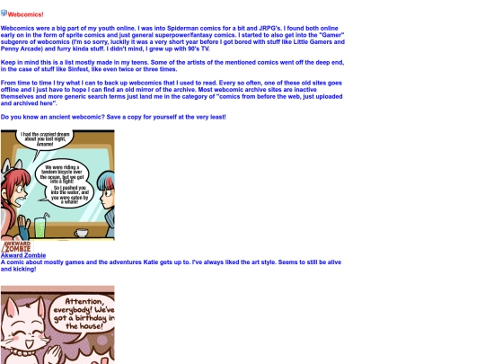 webcomics screenshot