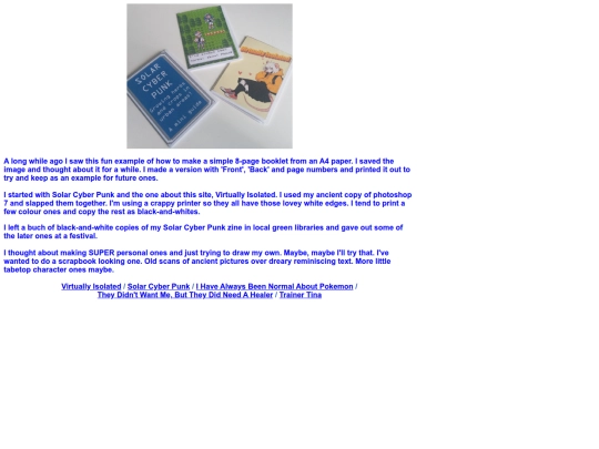 zines screenshot