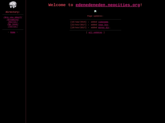 index screenshot