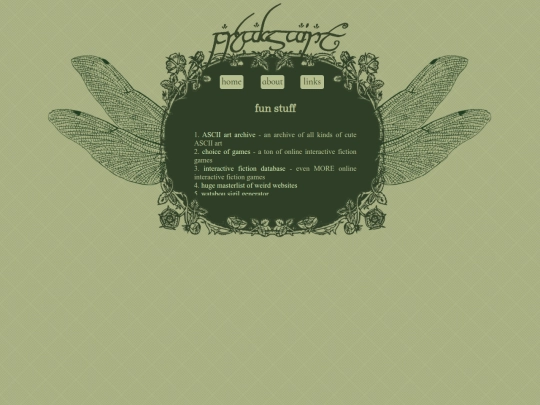 links/funstuff screenshot