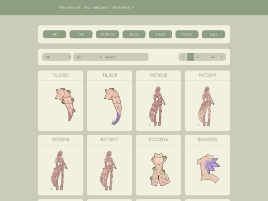 traits screenshot