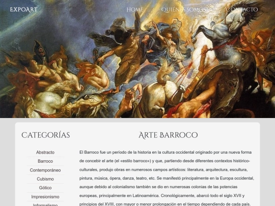 expoart/categorias/barroco screenshot