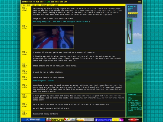 directory/log screenshot