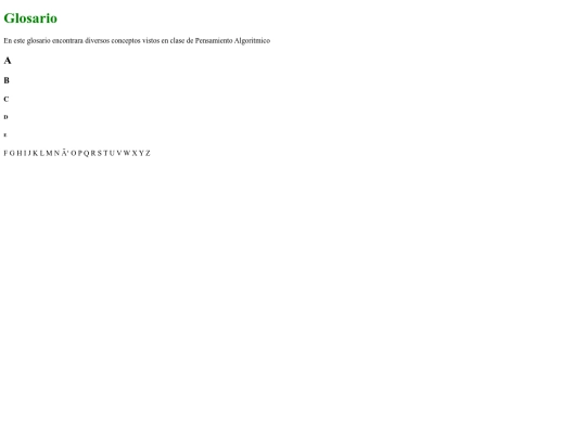 Glosario01 screenshot