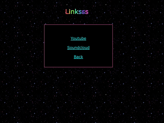 Links screenshot