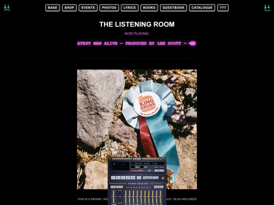 listeningroom screenshot