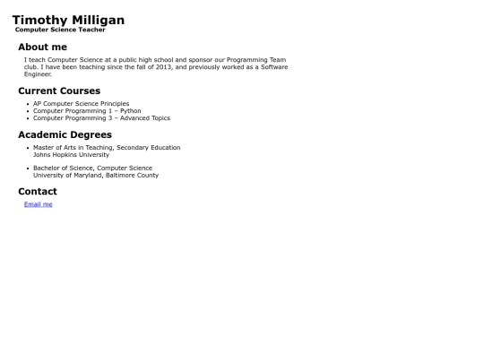 index screenshot