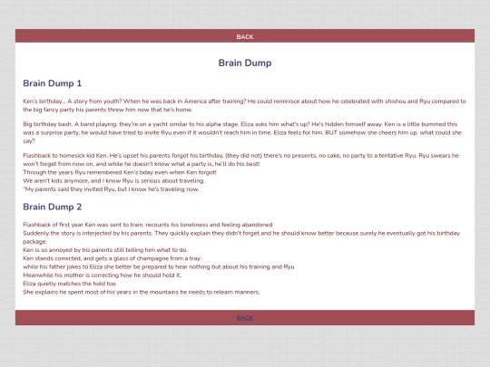 braindump screenshot