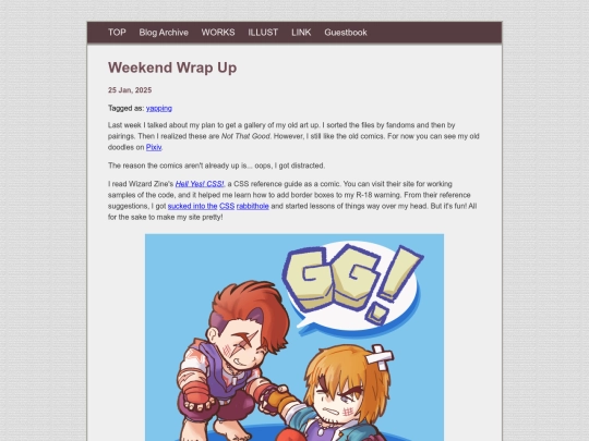 posts/2025-01-25-Weekend-Wrap-Up screenshot