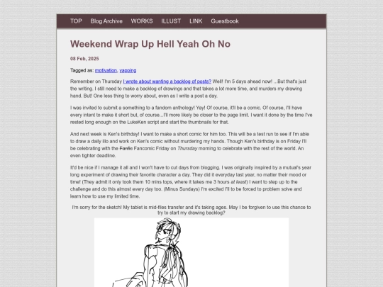 posts/2025-02-08-Weekend-Wrap-Up-Hell-Yeah-Oh-No screenshot