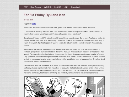 posts/2025-02-28-FanFic-Friday-Ryu-and-Ken screenshot