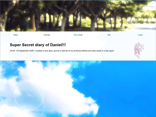 diary screenshot
