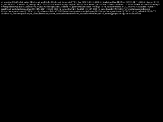 _vti_cnf/My YT channel's screenshot