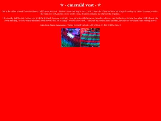 knit/vest screenshot