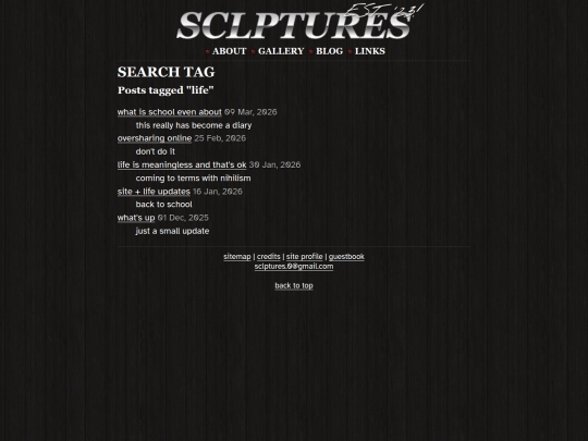 blog/tags/life screenshot