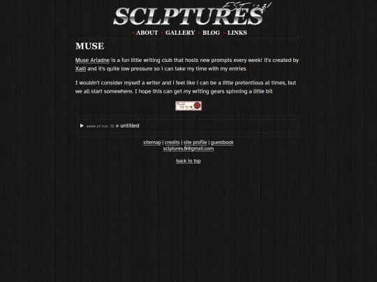 gallery/writing/muse screenshot