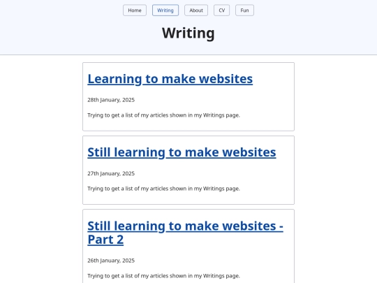 blog screenshot