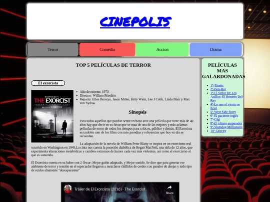 cinepolis/terror screenshot