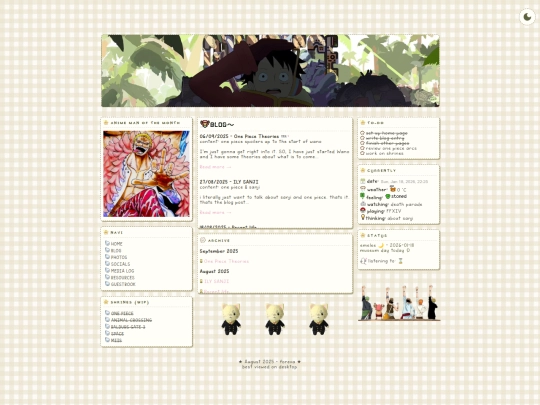 blog screenshot