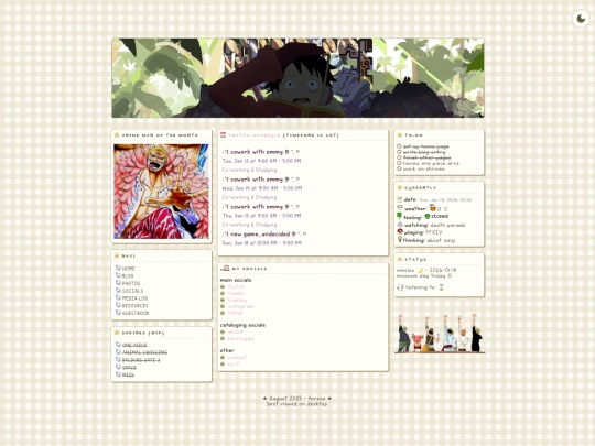 socials screenshot