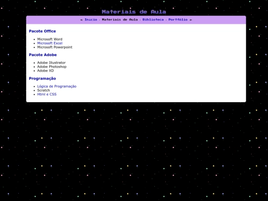 materiais-de-aula screenshot