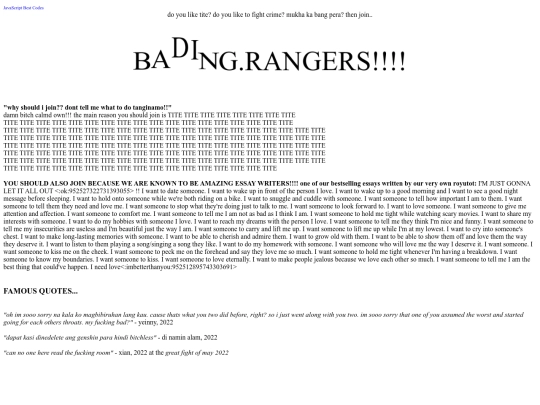 badingrangers screenshot