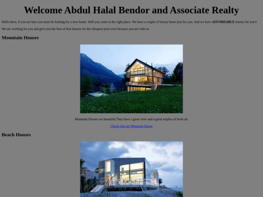houses/homepage screenshot
