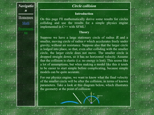 programming/circle_collision/main screenshot