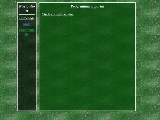 programming/home screenshot