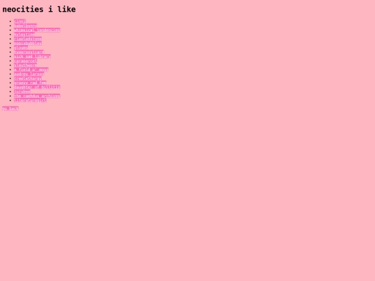 neocitieslinks screenshot