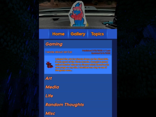 Topics screenshot