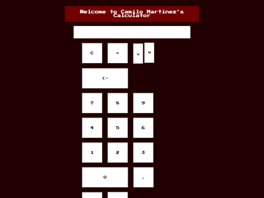 Calculadora/Calculadora screenshot
