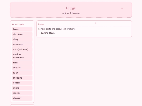 blogs screenshot