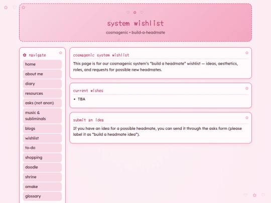 wishlist screenshot