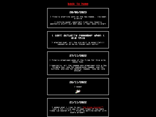 changelog screenshot