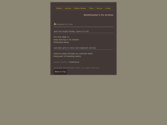 video_game_fic/arknights_fic/arknights_index screenshot