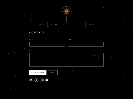 pages/contact screenshot