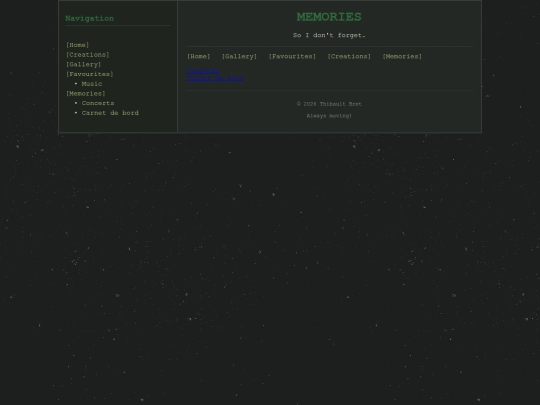 pages/memories screenshot