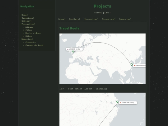 pages/travelplans screenshot