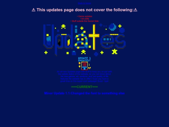 maybeanupdatespage screenshot