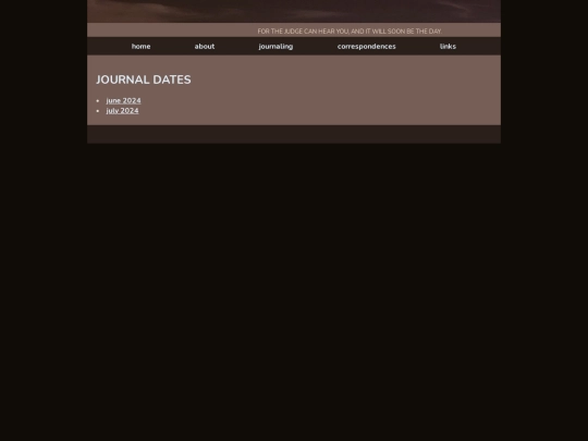 journaling/journaling_dates screenshot