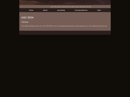 journaling/july2024 screenshot
