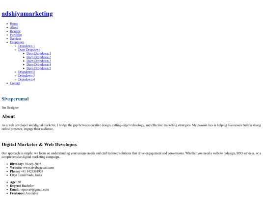 index screenshot