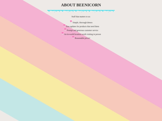 beenicorn/about screenshot